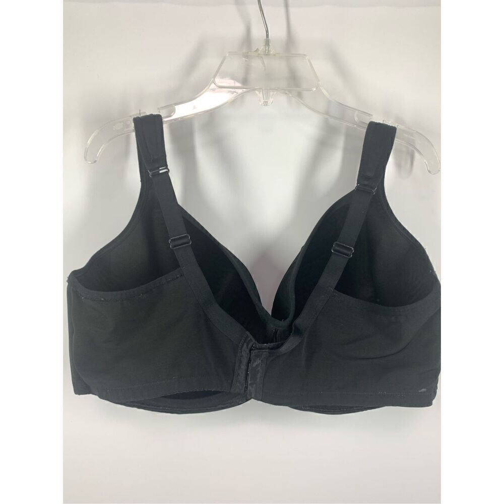 Cacique Women's Lace Underwire Lightly Lined Balconette Bra Black Size 44F - Picture 7 of 7